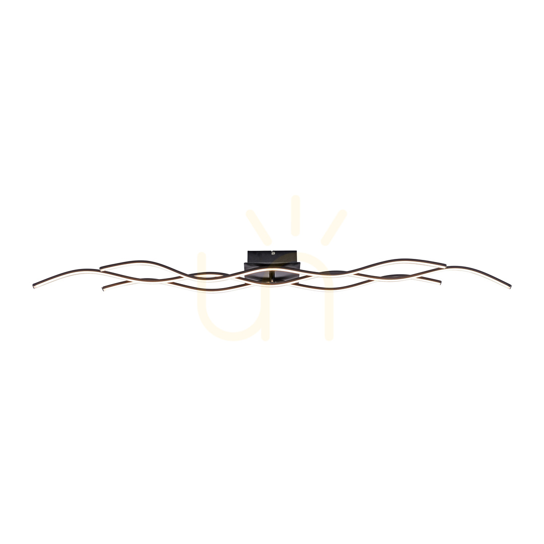 previzualizare WAVE Plafond 15167-18 Negru 3xLED WAVE Plafond 15167-18 Negru 3xLED
