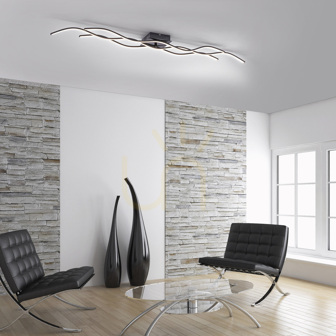 previzualizare WAVE Plafond 15167-18 Negru 3xLED WAVE Plafond 15167-18 Negru 3xLED