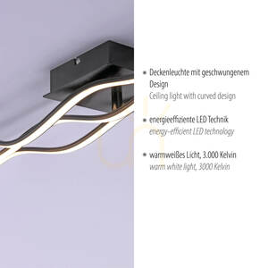 WAVE Plafond 15167-18 Negru 3xLED 3 WAVE Plafond 15167-18 Negru 3xLED small 3
