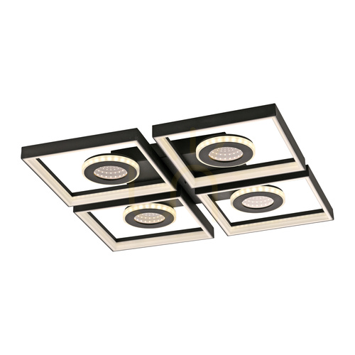 Verifica TRAFORO 6855-18 Plafond negru 1xLED