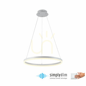 TITUS Lampă suspendată 2382-16 alb 1xLED small 1