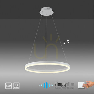 TITUS Lampă suspendată 2382-16 alb 1xLED small 11