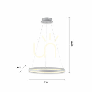 TITUS Lampă suspendată 2382-16 alb 1xLED small 7