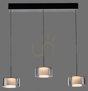 Lampă suspendată Zuma Line RIKA 2113-18 neagră/smoky LED 20 W, 71 cm small 0