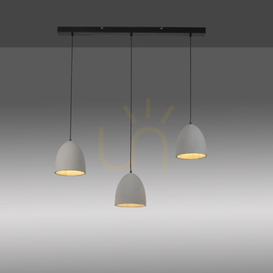 Lampă suspendată din beton Paul Neuhaus ETON 2233-22, gri, 3×E27 small 4