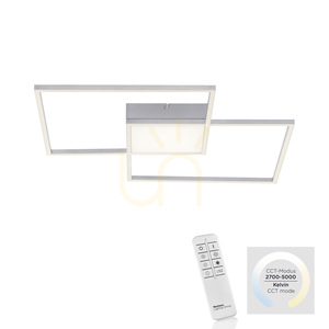 Plafonieră LED Zuma Line ASMIN 14712-55, finisaj oțel, 60 cm small 1
