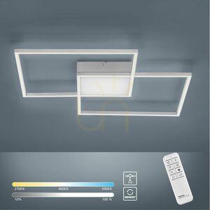 Plafonieră LED Zuma Line ASMIN 14712-55, finisaj oțel, 60 cm small 11