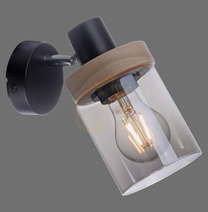 Lampă de perete PASQUAL 11311-18 negru 1xE27 small 0