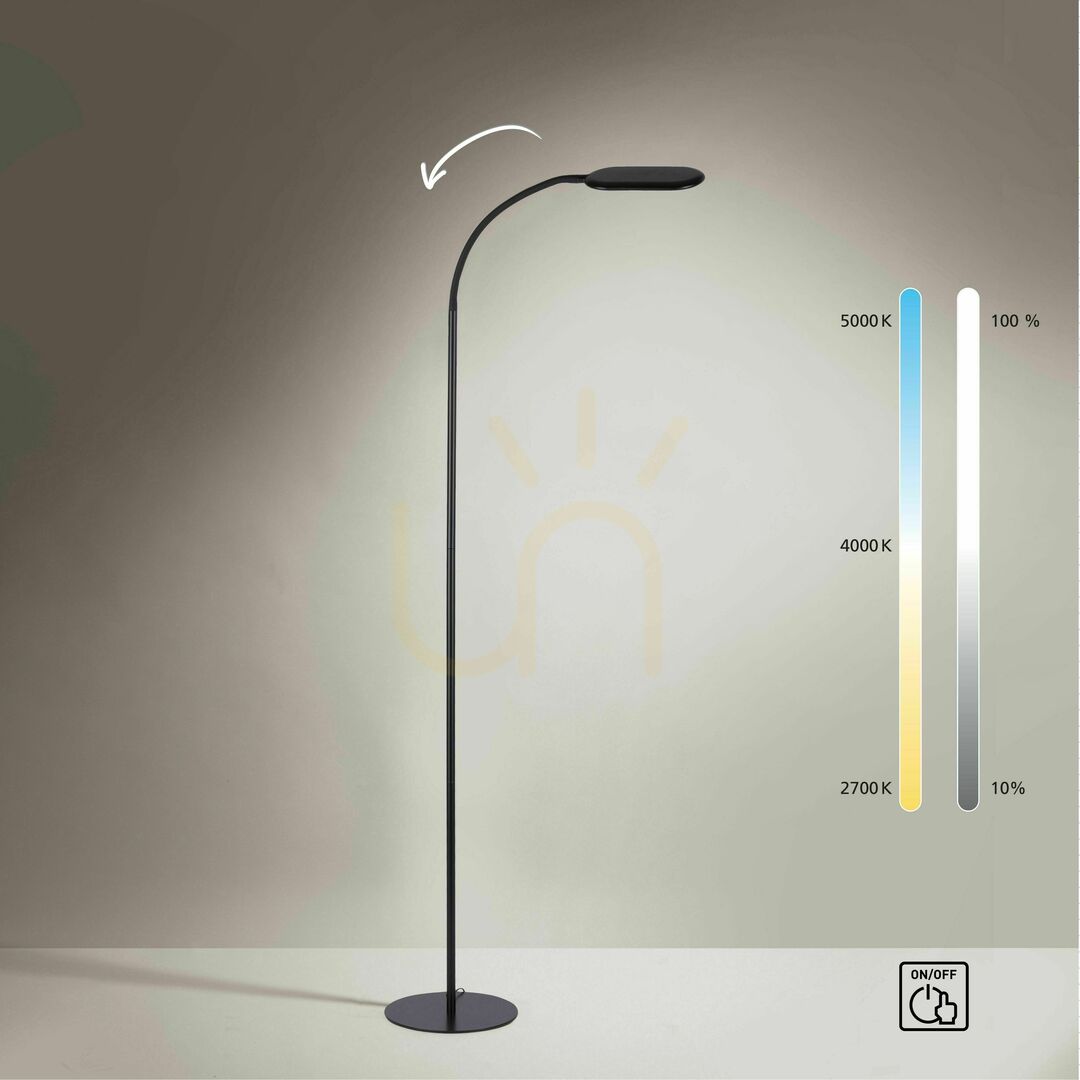Verifica Lampă de podea KELLY 14406-18 negru 1xLED Lampă de podea KELLY 14406-18 negru 1xLED