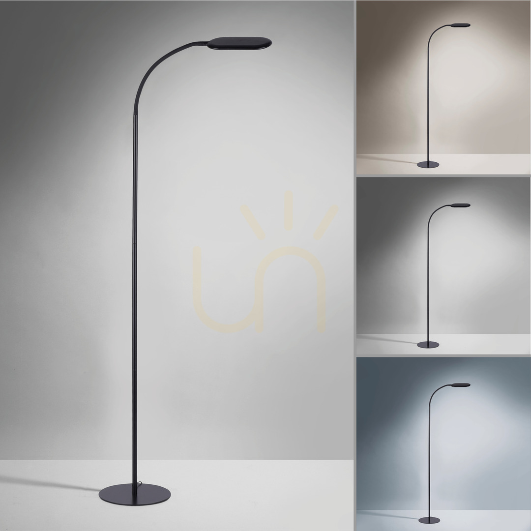 Spectacol Lampă de podea KELLY 14406-18 negru 1xLED Lampă de podea KELLY 14406-18 negru 1xLED