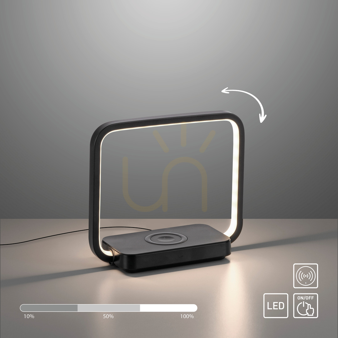 Afişa Lampă de masă OMARI 11019-18 negru 1xLED Lampă de masă OMARI 11019-18 negru 1xLED