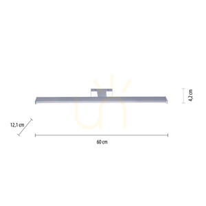 Lampă de perete MATTIS 11133-17 Crom 1xLED small 7
