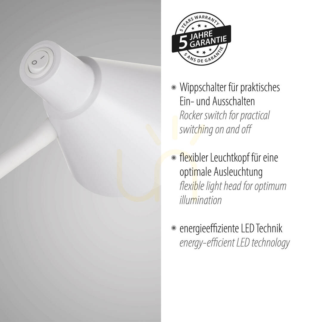 Spectacol Lampă de masă PIXIE 11248-16 alb 1xLED Lampă de masă PIXIE 11248-16 alb 1xLED