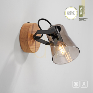 GREEN LANGSTRÖM lampă de perete 11447-79 negru 1xE14 small 12