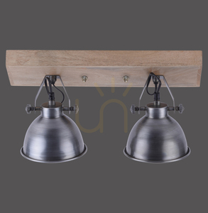 Plafond SAMIA 11982-77 Argint 2xE14 small 0