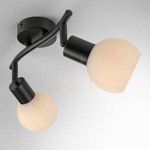 Plafond LOKI 12151-18 Negru 2xE14 small 9