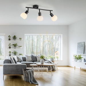 Plafond LOKI 12152-18 Negru 3xE14 small 2