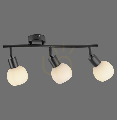 Verifica Plafond LOKI 12152-18 Negru 3xE14