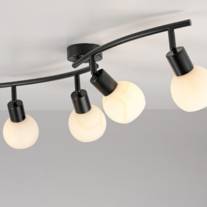 Plafond LOKI 12154-18 Negru 4xE14 small 10