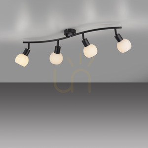 Plafond LOKI 12154-18 Negru 4xE14 small 11