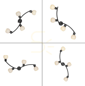 Plafond LOKI 12154-18 Negru 4xE14 small 13