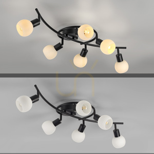 Plafond LOKI 12155-18 Negru 6xE14 small 13