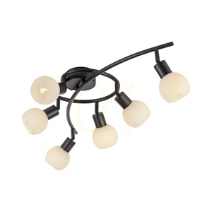 Plafond LOKI 12155-18 Negru 6xE14 small 14