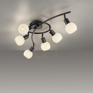Plafond LOKI 12155-18 Negru 6xE14 small 5