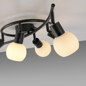 Plafond LOKI 12155-18 Negru 6xE14 small 9