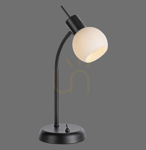 LOKI Lampă de masă 12156-18 negru 1xE14 small 0