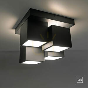 Plafonieră TETRIS 14114-18 Negru 4xLED small 13