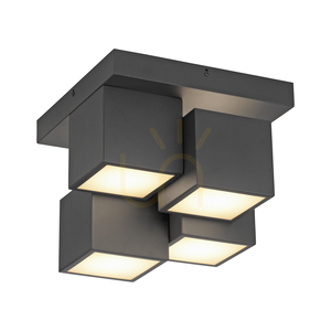 Plafonieră TETRIS 14114-18 Negru 4xLED small 7