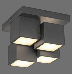 Plafonieră TETRIS 14114-18 Negru 4xLED small 0