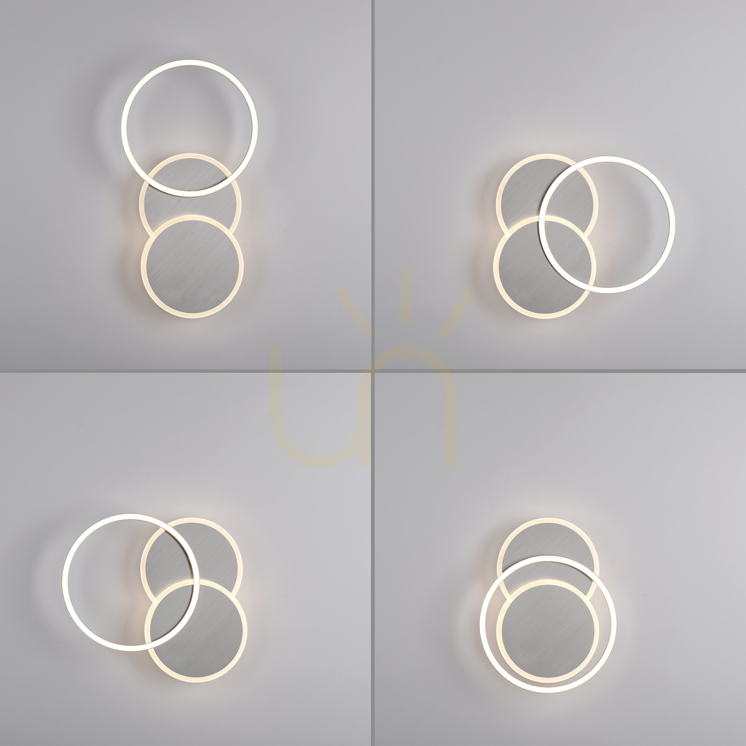 previzualizare SEVENT Plafond 14116-55 Argint 1xLED SEVENT Plafond 14116-55 Argint 1xLED