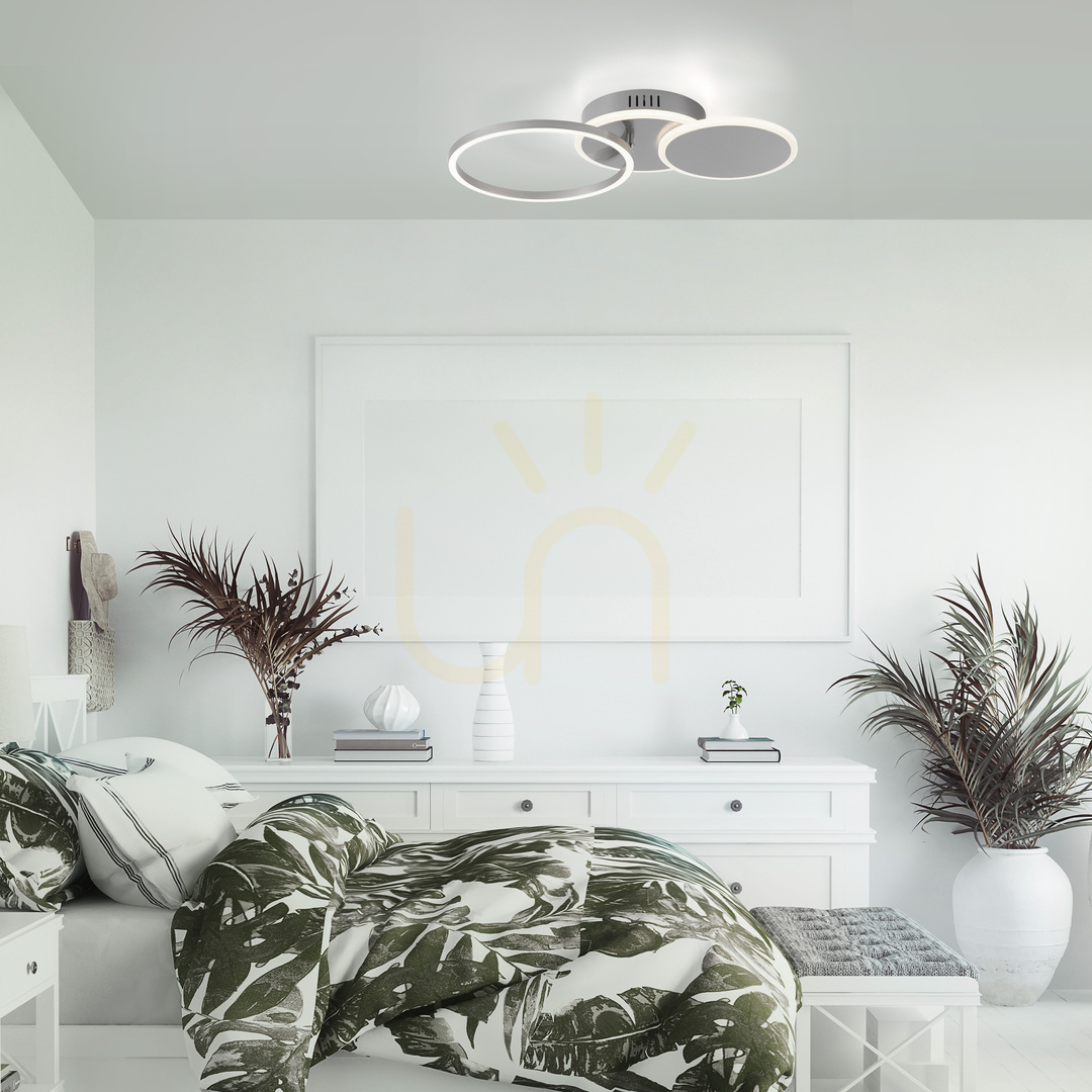 previzualizare SEVENT Plafond 14116-55 Argint 1xLED SEVENT Plafond 14116-55 Argint 1xLED