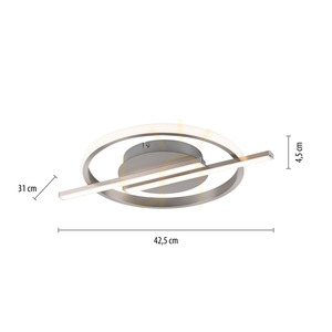 KORSA Plafond 14130-55 Argint 3xLED small 8