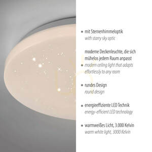 Plafond URANUS 14175-16 Alb 1xLED small 3