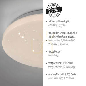 Plafond URANUS 14175-16 Alb 1xLED small 4