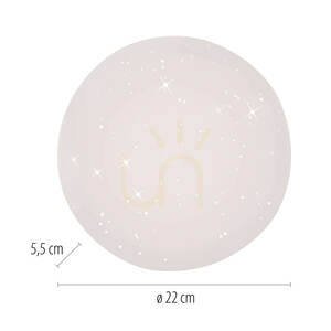 Plafond URANUS 14175-16 Alb 1xLED small 8