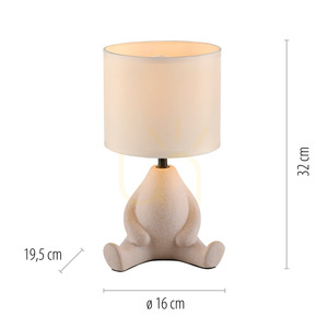 Lampă de masă TED 14190-39 Bej 1xE27 small 8