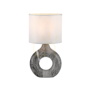 CARARA Lampă de masă 14193-15 Gri 1xE27 1 CARARA Lampă de masă 14193-15 Gri 1xE27 small 1