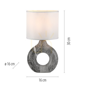 CARARA Lampă de masă 14193-15 Gri 1xE27 8 CARARA Lampă de masă 14193-15 Gri 1xE27 small 8