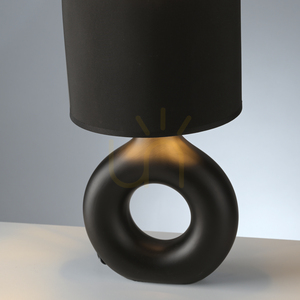 CARARA Lampă de masă 14193-18 negru 1xE27 small 9