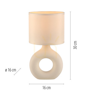 CARARA Lampă de masă 14193-39 Bej 1xE27 8 CARARA Lampă de masă 14193-39 Bej 1xE27 small 8