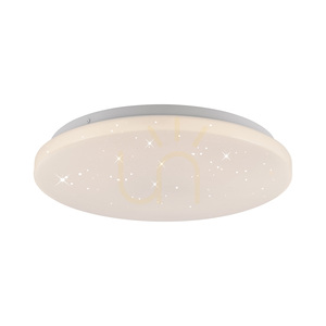 Plafonieră LED URANUS 14276-16 albă 34 cm efect cer înstelat 3000 K small 1
