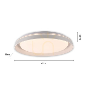 SATI Plafond 14368-16 Alb 1xLED small 8