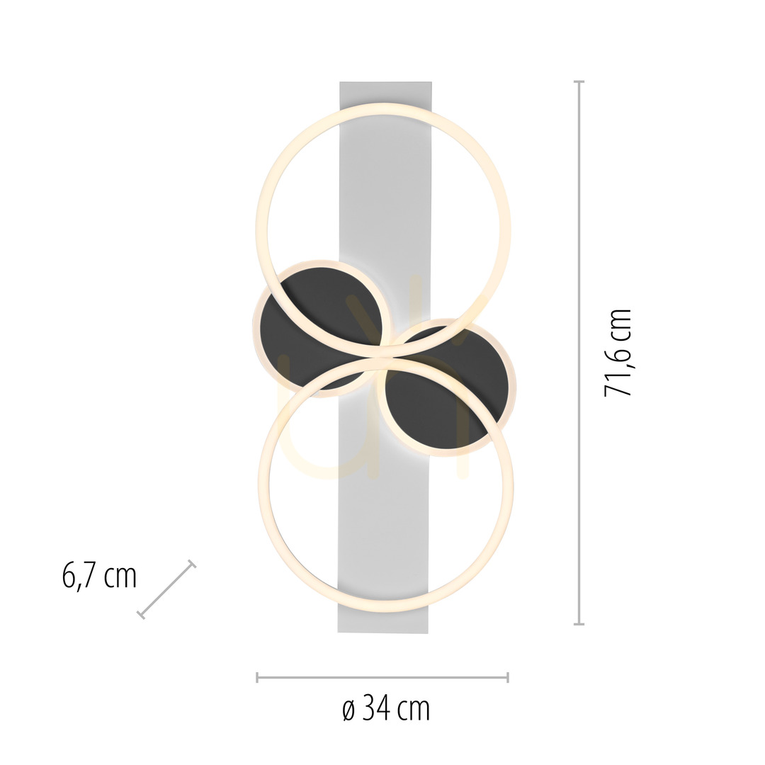 Afişa Plafond TROOPER 14552-16 Alb 4xLED Plafond TROOPER 14552-16 Alb 4xLED