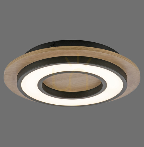 Verifica TOLA plafond 14560-18 negru 1xLED