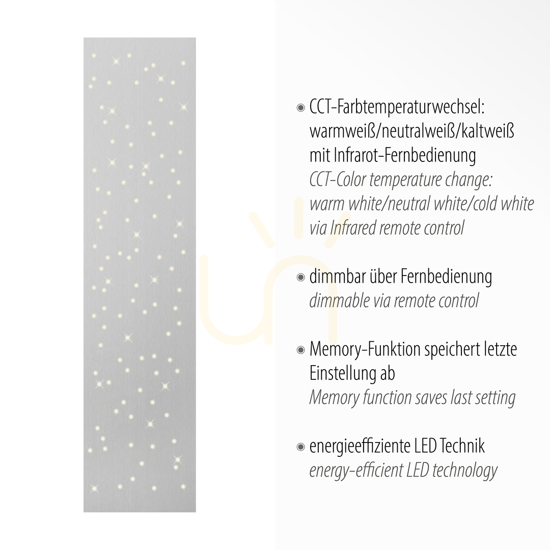Afişa SPARKLE Plafond 14672-55 Argint 1xLED SPARKLE Plafond 14672-55 Argint 1xLED