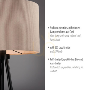 Lampă de podea GREEN DURO 14894-39 Bej 1xE27 3 Lampă de podea GREEN DURO 14894-39 Bej 1xE27 small 3